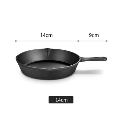 Pfanne Gusseisen Bratpfanne Kochgeschirr Omelett Pfannkuchen Topf Ofenfest