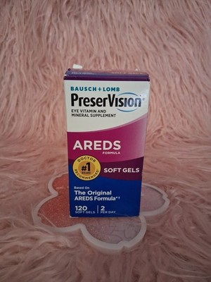 Bausch + Lomb PreserVision  Vitamin and Mineral Supplement-120 Softgels Exp 9/26