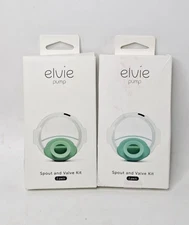 Elvie Pump - Spout and Valve Kit  (4 Pack)  Teal New in box