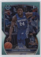 2022-23 Bowman U Chrome Aqua Refractor 96/299 Chris Livingston #13 0oa7