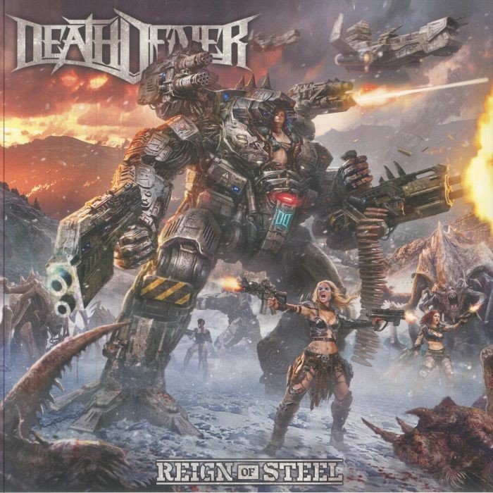 DEATH DEALER - Reign Of Steel - GATEFOLD 'SUNBURST' VINYL LP
