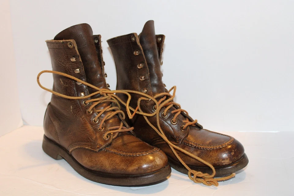 Botas Red Wing Botas Puntera Sin usar, de Colección Años 60 Bota de Trabajo con Cordones para Hombres Talla 5 Foto 2 de 4