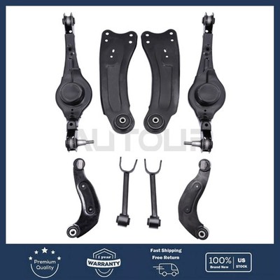 8pcs Rear Control Arms Kit For Ford Edge & Lincoln MKX 2011 2012 2013 2014 2015