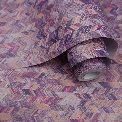 Amazonia Saram Chevron Berry Tapete Holden 91293