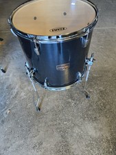 Tama Imperialstar 14 Diameter X 12 Deep Floor Tom Hairline Black