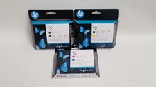 Juego de cabezales de impresión HP 72 MK/Y, PK/G, M/C - C9380A, C9383A, C9384A - Fecha 2028 genuina