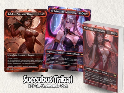 Succubus Anime Tribal Proxy EDH Deck | 100 Cards + Tokens