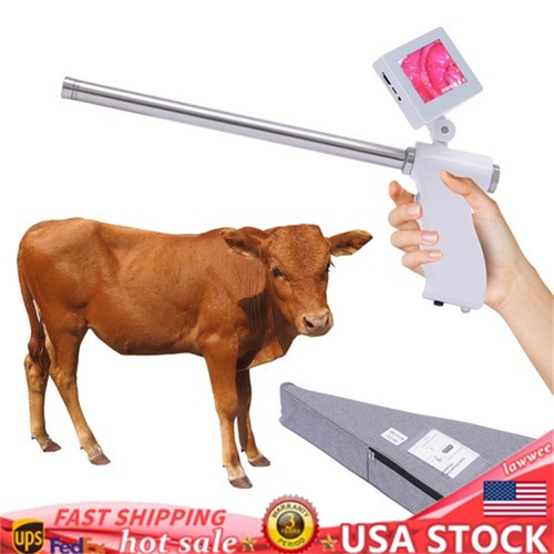 Visual Artificial Insemination Gun Cow Kit Camera with 360° Adjustable Screen - Picture 1 of 9
