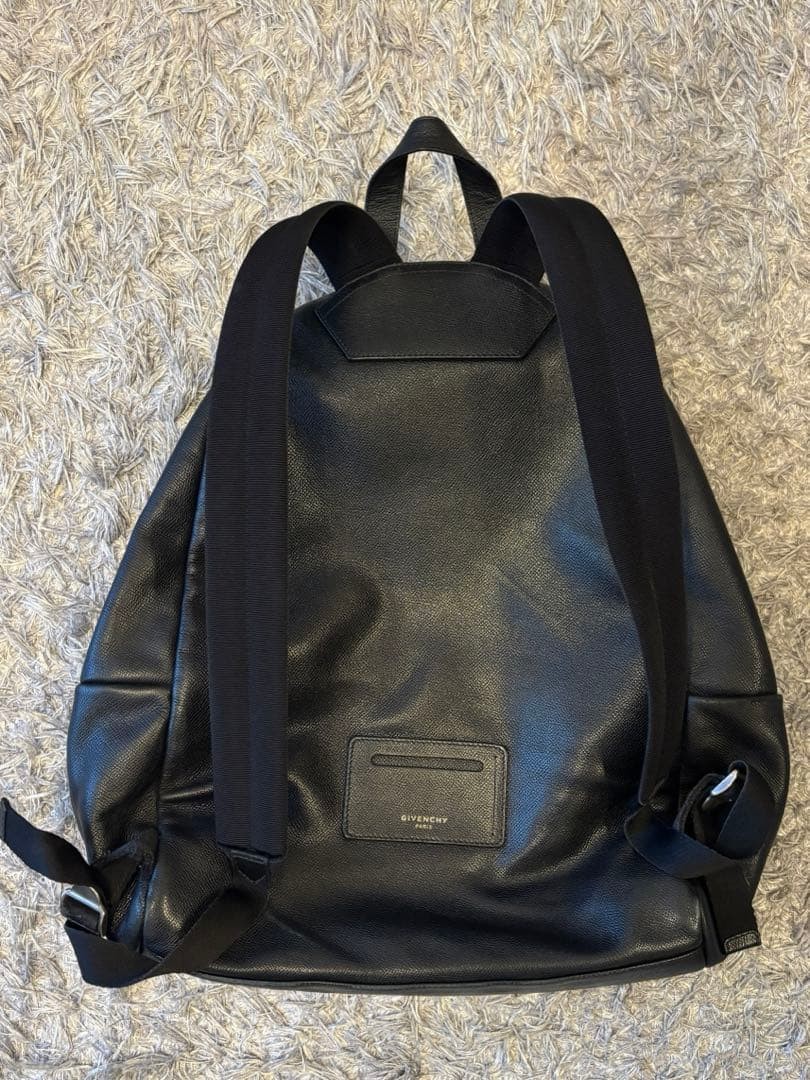 Givenchy Leather Backpack Black Large Capacity Us… - image 2