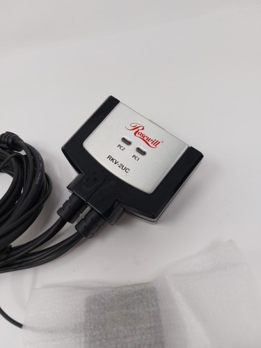 Rosewill 2 Port USB KVM Switch RKV-2UC USB Cable and Switch Remote No Box - Picture 2 of 6