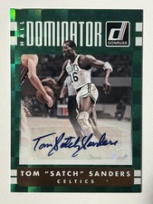 2016-17 Donruss Tom “Satch” Sanders Hall Dominator Auto Gold /10 SSP #7 Celtics