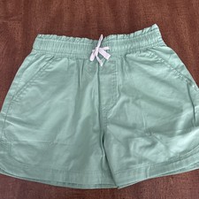 NWT GAP Kids Girls Pull-On Shorts Size M - 7 / 8 Green  Cotton Elastic