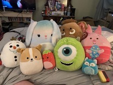 Lot Of 8 Squishmallows Disney And Others