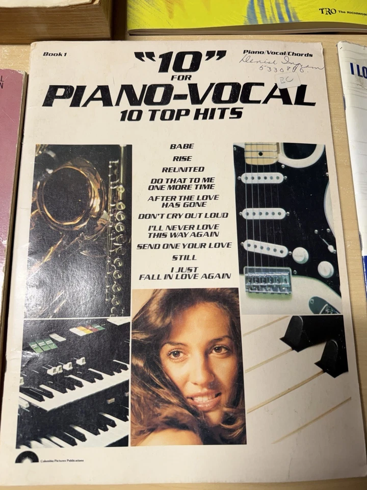 Lot of 17+ lbs Sheet Music Pieces, Piano/vocal/Guitar, Contempory, Pop, Movies - Image 4 of 4