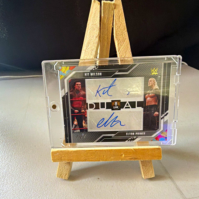 Panini 2022 NXT WWE Dual Autographs DA-KWE Kit Wilson Elton Prince Auto 1/1