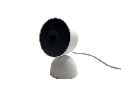 Google Nest Cam Indoor 3. Gen 2K IP-Überwachungskamera für den Innenbereich weiß