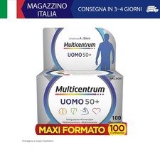 Multicentrum Uomo 50+ Integratore Alimentare Multivitaminico Completo, con Vitam