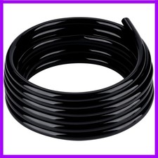 Black Vinyl Tubing 1/2 id - 25 Ft PVC Flexible Plastic Irrigation Hose Hyb...