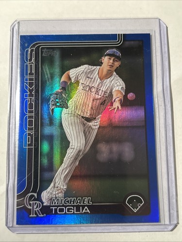 2025 Topps Serie 1 Lámina Azul #48 Michael Toglia 58/150 - Imagen 1 de 2