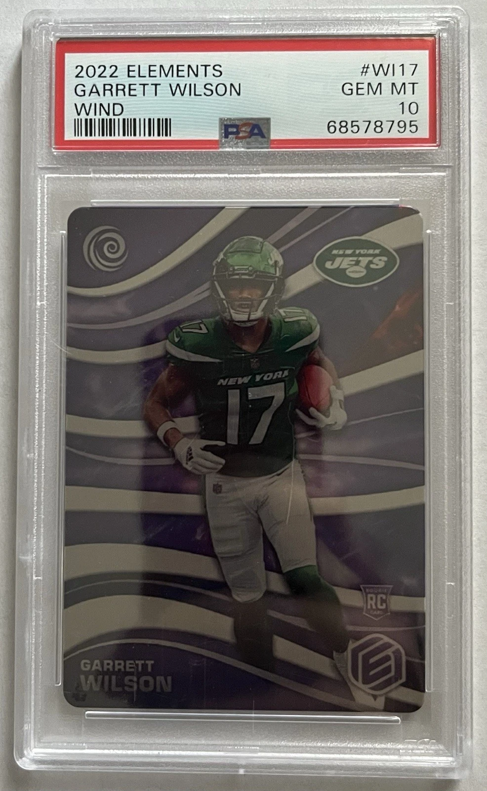 Garrett Wilson Panini Elements Wind #WI17 Base