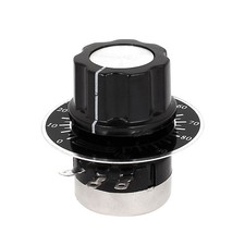 RV24YN 20S B502 5K Ohm Rotary Taper Carbon Potentiometer Pots Dial Knob M3x25mm