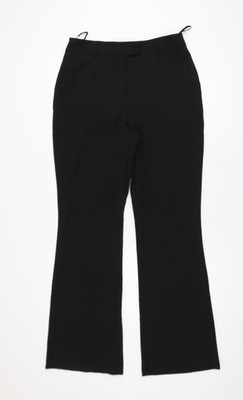 Lipsy Damen schwarz Größe 12 gerades Bein Anzughose Hose