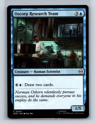 OSCORP RESEARCH TEAM 40 C MARVEL'S SPIDER-MAN MAGIC: THE GATHERING NM