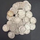 Roosevelt Silver Dimes, Mixed Date Lot Of 50