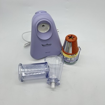 Moulinex Fresh Express Elektrische Gemüsereibe, Direktserviersystem, 4-in-1, zer