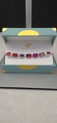 Bomb Party Summer 2026 Jewel Candy Bracelet.  Rio Heat. Silver Plating.