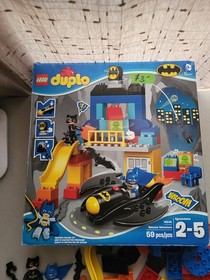Duplo 10545 Batman Batcave Adventure 2014 Joker DC Comics Missing 3 + Manual