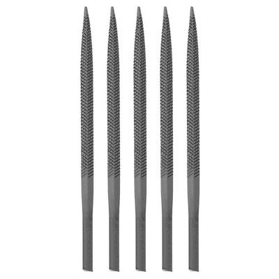 5pcs 0.2'' x 5'' Pneumatic Air Square Flat Extra Coarse Tooth File Tool