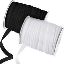 2 Rolls Double Fold Bias Tape Bias, 1/2 Inch x 100 Yards Binding Tape DIY Gar...