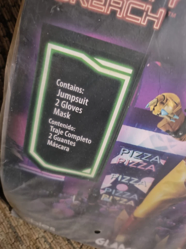 Disfraz FNAF Glamrock Freddy Mediano 8 Traje Guantes Máscara Cinco Noches en Freddy's Foto 2 de 4