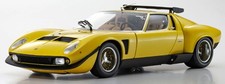Kyosho 1/18 Lamborghini Miura SVR Yellow Black KS08319GY Diecast Model Car