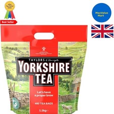 480 Count Sustainable Tea Bags - 1.5kg of Rich Flavor, Perfect for Tea Lovers 0.07 per strip