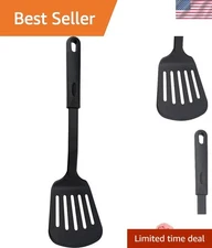 High Heat Resistant 13-Inch Nylon Slotted Spatula - Perfect for Flipping