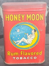 Honeymoon Rum Flavored Pocket Tobacco Tin Empty