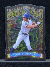 1998 Topps Gallery Of Heroes Jumbo Die-cut Stained Glass Jose Cruz Jr #GH10 