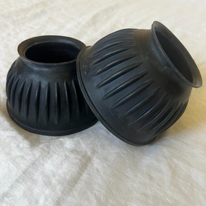 *NEW * INTREPID INTERNATIONAL . RIBBED PULL ON BELL BOOTS . M . MEDIUM . BLACK