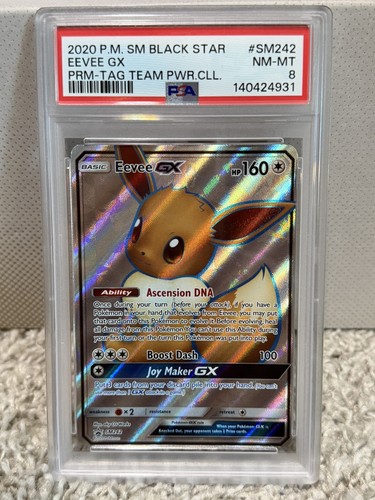 Eevee-GX graded PSA 8 for sale on eBay