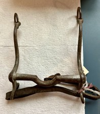 US Cavalry Western Horse Bit w/ Loop Rings, M...