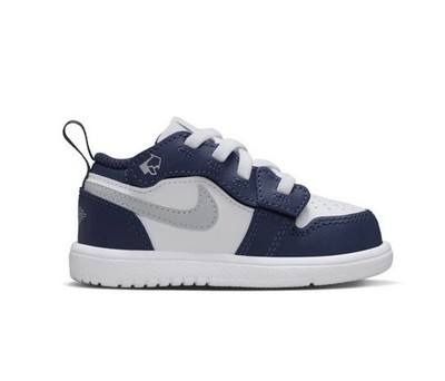 Jordan 1 Low ALT Weiß Midnight Marineblau Wolf Grey (TD) Gr. 19,5