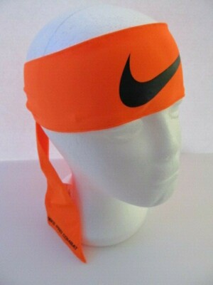 orange nike head tie