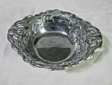 Arthur Court 7"x6" Bunny Candy Dish/Bowl 2001, Solid Aluminum -EUC (unused?)