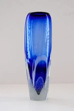 Adam Jablonski Vase Art Glass Complex design by a Master Glass Artist NEW W Tag