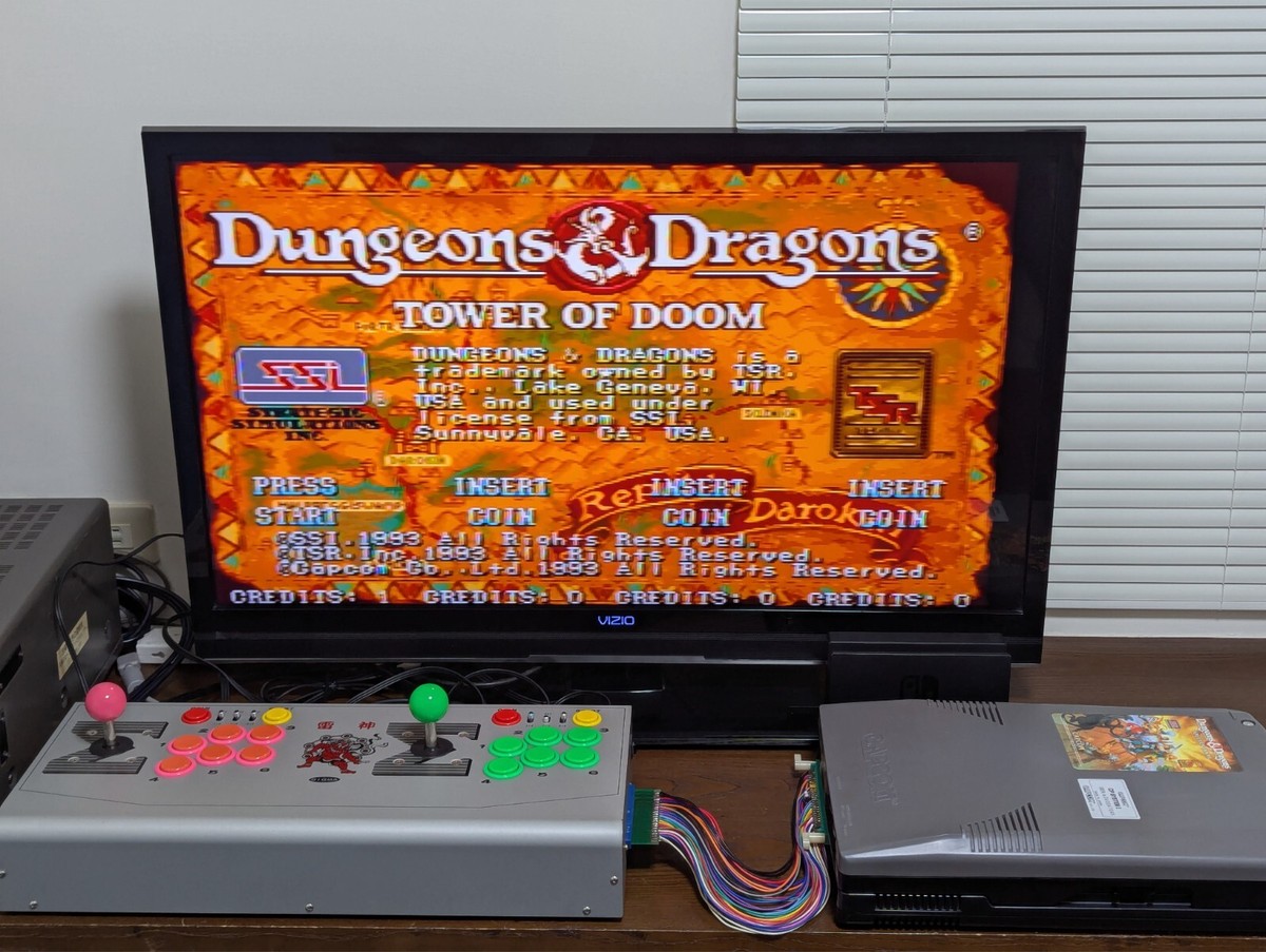 sale‼️ダンジョンズ&ドラゴンズ　CPS2 カプコン　システム　2 アーケード Dungeons & Dragons Tower of Doom - Capcom CPS II 2 JAMMA