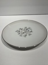 set of 4 Three Bird Yamaka China Japan 2506 Desert Plate White Birds And Flowers