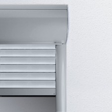 PVC Vorbaurolladen rund auf