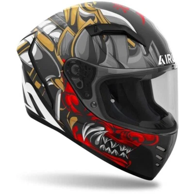 Casque Intégral AIROH Connor Samurai Matt Mat, Taille XS S M L, 1 - Photo 1/3